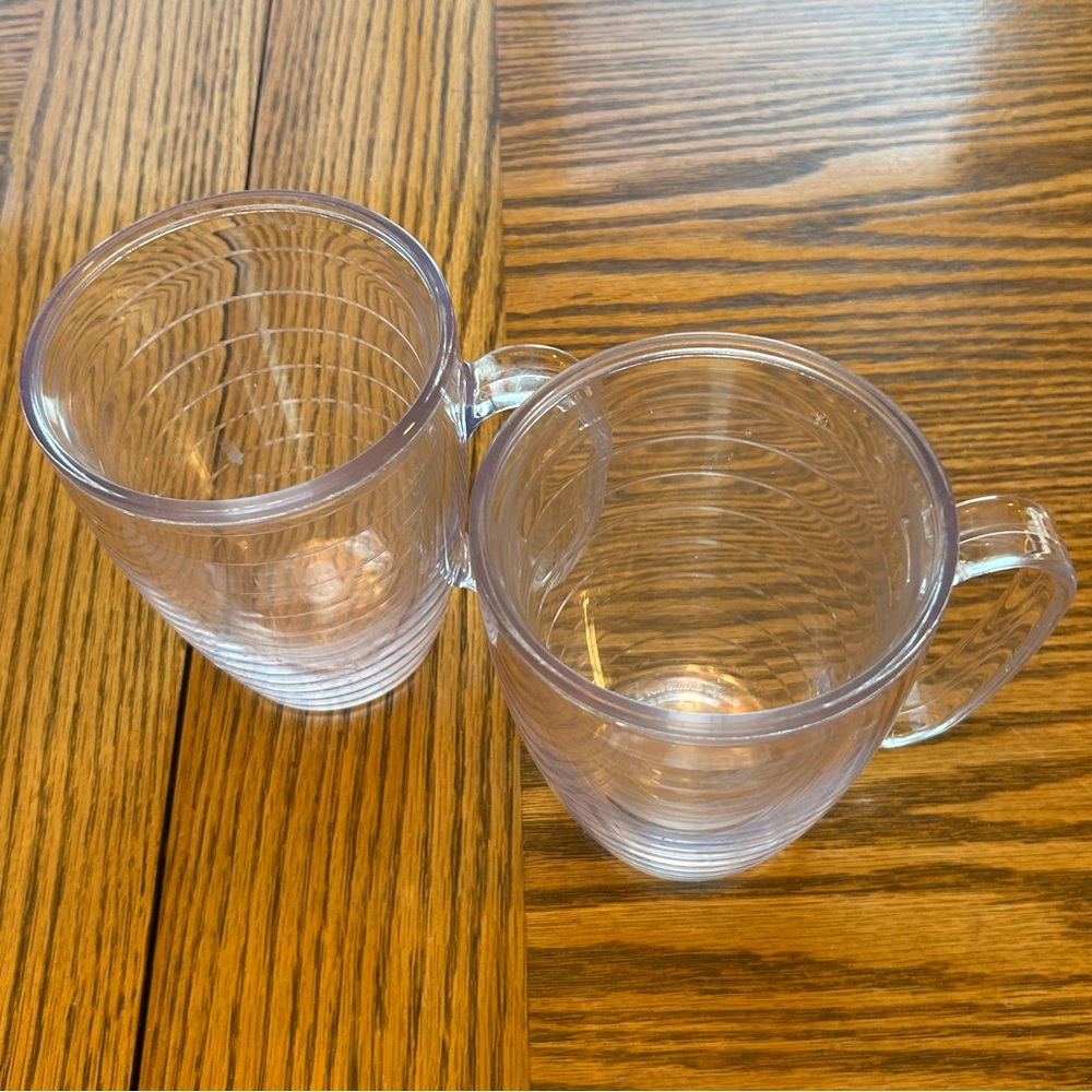 Tervis -2 Clear Insulated 16oz Mugs - Picture 2 of 5